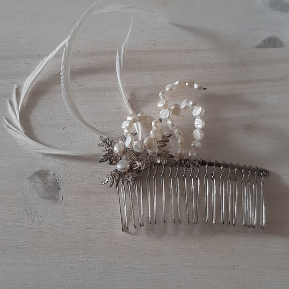 Fresh water pearl hairpin - Picture 2 of 3